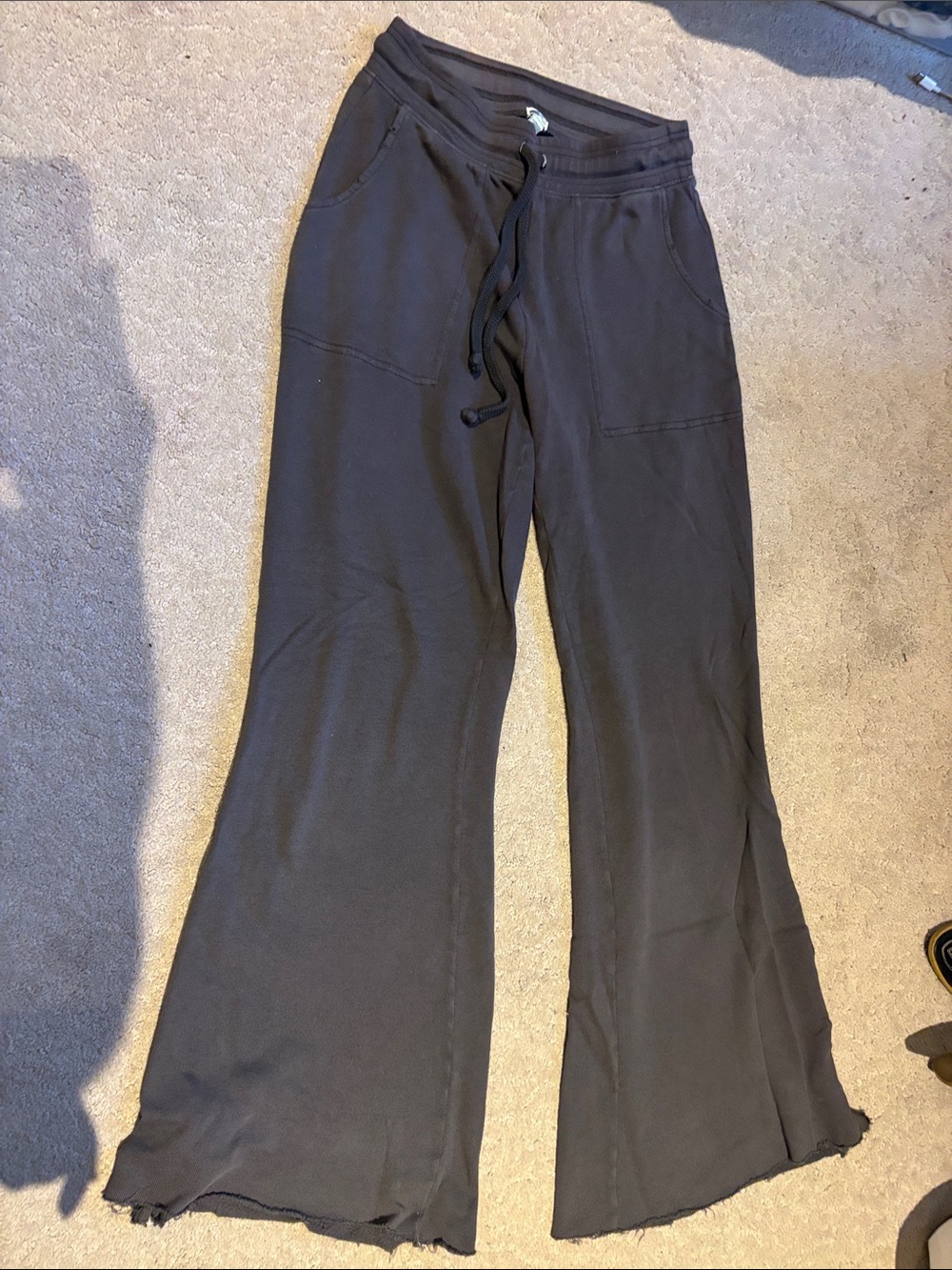 Aerie Grey Flare Sweatpants